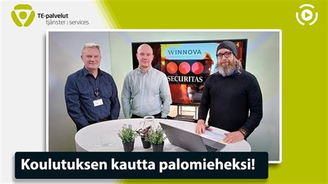 Palomieheksi Securitas Oy Lle Olkiluotoon YouTube