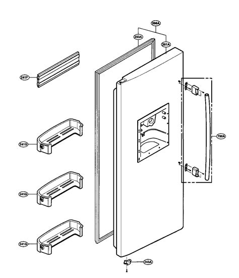 Image 65 Of Lg Refrigerator Parts Drawer E Leh