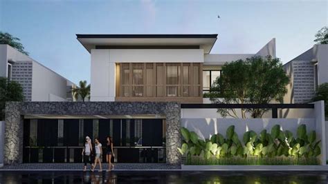 Desain Rumah Kontemporer Tropis Terbaik Jasa Arsitek Desain Rumah