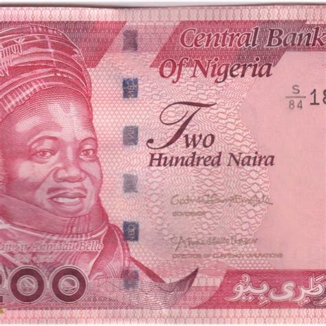 Nigeria 200 Naira 2023 Unc Currency Note Kb Coins And Currencies