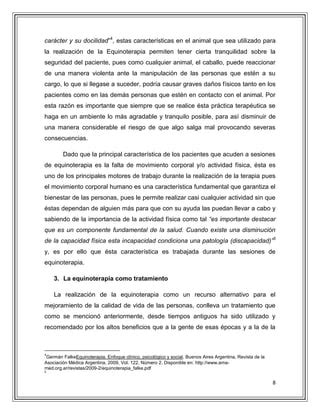 Ensayo Equinoterapia PDF