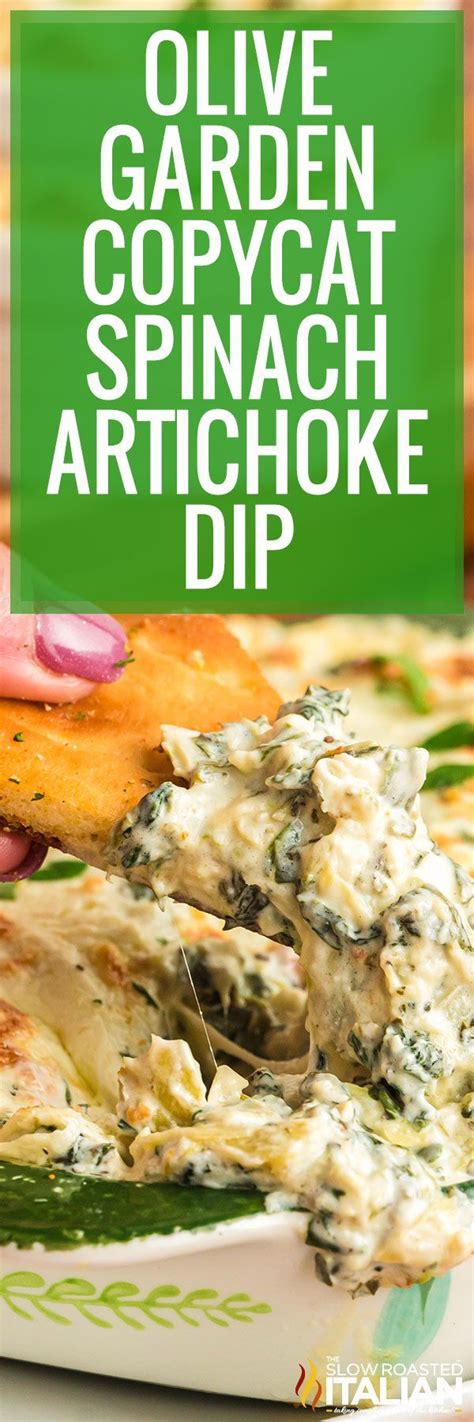 Olive Garden Spinach Artichoke Dip Copycat The Slow Roasted Italian In 2024 Artichoke