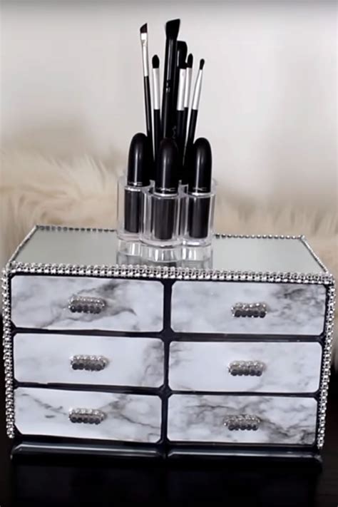 Diy Makeup Organizer Dollar Tree | Saubhaya Makeup