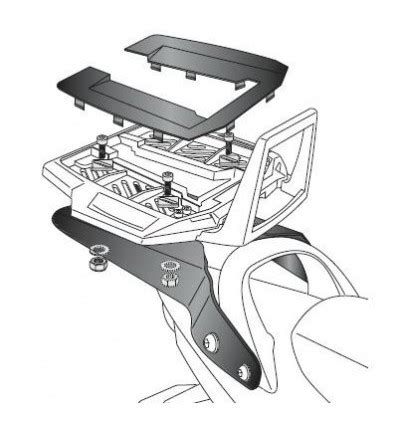 Portapacchi Hepco Becker Alu Rack Per Suzuki GSX 1400 01 04