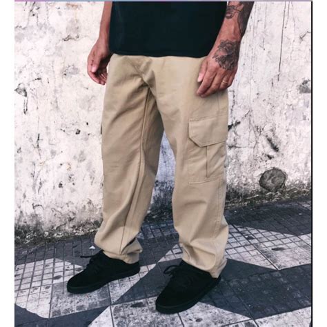 Calça Cargo Masculina E Feminina Unissex Vários Modelos Skatista Larga