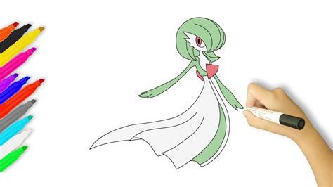 How To Draw Gardevoir Pokemon Youtube