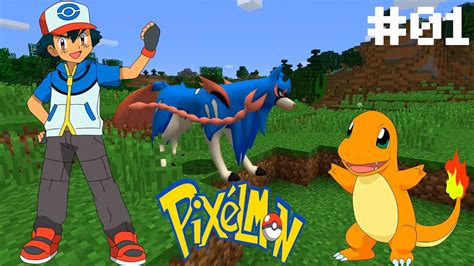 A SAGA COMEÇOU EM BUSCA DE 100 DA POKEDEX MINECRAFT PIXELMON 01