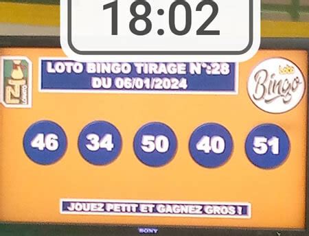 Résultats du Loto Bingo tirage 28 LOTTO ou LOTO TOGO DIAMANT BENZ