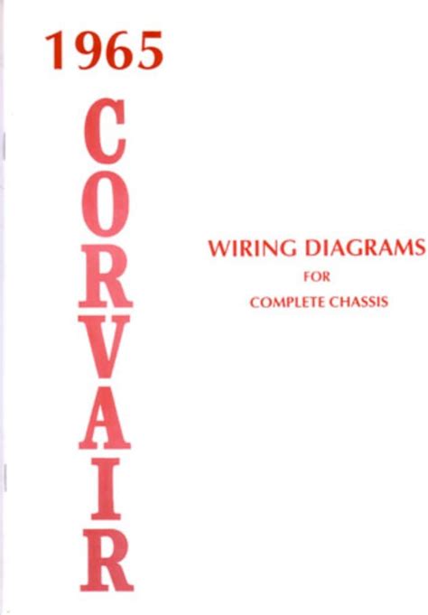 1965 Chevrolet Corvair Electrical Wiring Diagrams Schematics Mechanic