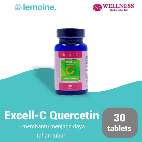 Jual Wellness Excell C Quercetin 30 Tablet Shopee Indonesia