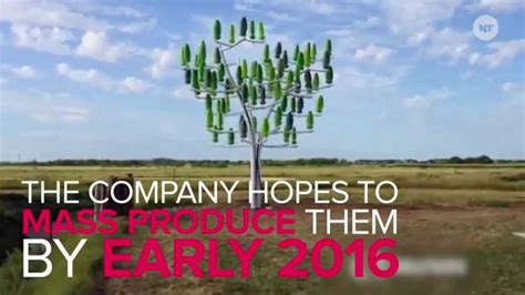 New Wind Turbines Look Like Trees Innovative Youtube