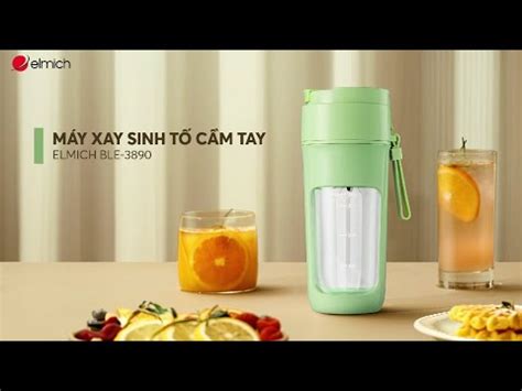 Máy xay sinh tố cầm tay Elmich BLE 3890 Máy xay mini xay khỏe nhuyễn