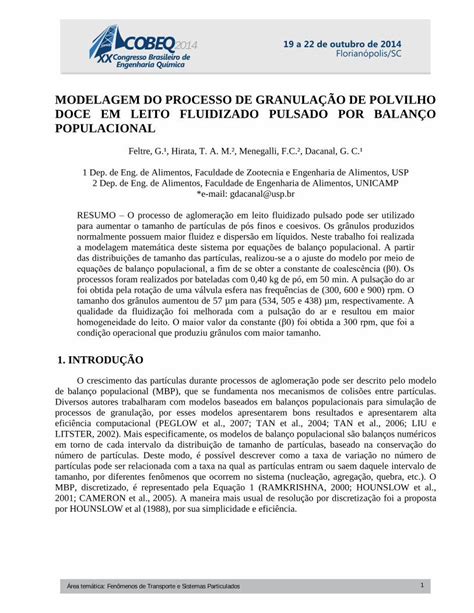 Pdf Modelagem Do Processo De Granula O De Pdf Blucher Br S Sa