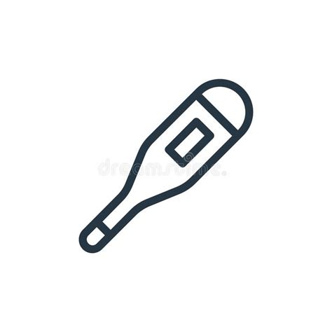 Thermometer Icon Vector From Medical Items Concept Thin Line