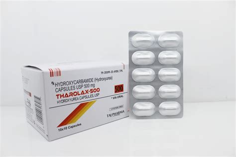 Hydroxyurea Capsules 500mg Manufacturer Exporter Suppliers