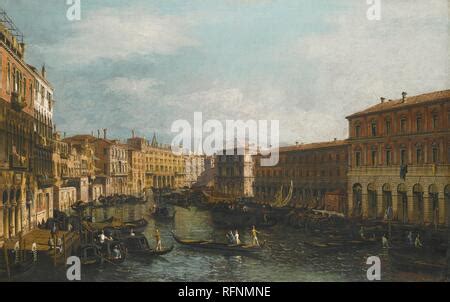 Canaletto Le Grand Canal Venise Regardant Au Sud Est Avec Le Campo