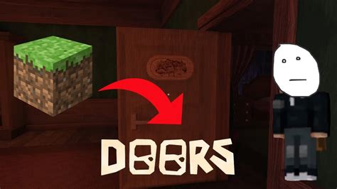 Doors De ROBLOX En MINECRAFT Nos Quedamos Atrapados En El Hotel De