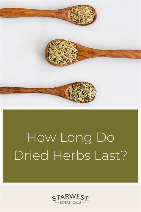 How Long Do Dried Herbs Last Starwest Botanicals Starwest Botanicals