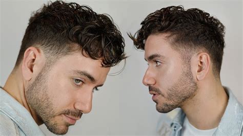 Modern Curly Hairstyle 2019 Mens Undercut Curly Fringe Haircut