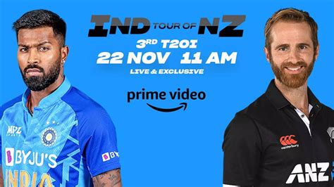 Ind Vs Nz 3rd T20 Match Live Streaming Online How To Watch Free India