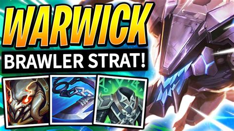 EASY TOP 4 BRAWLER WARWICK STRATEGY Teamfight Tactics Guide TFT