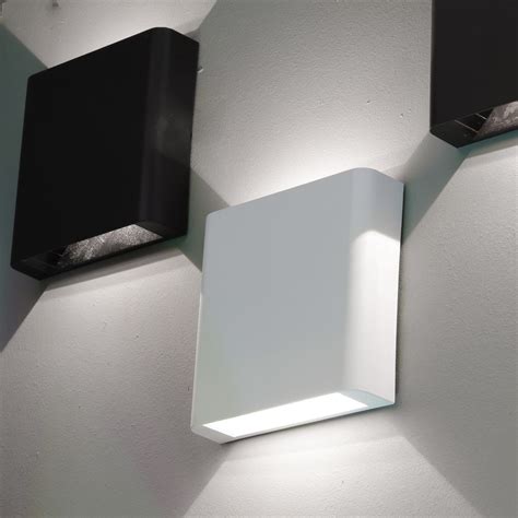 Arandela De Efeito Externa Slim Led 3w 2 Fachos Parede Muro