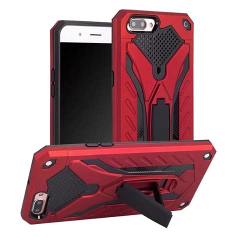 Armor Case For Oppo A3s A5 A77 Shockproof Tpu Pc Phone Stand Case Back