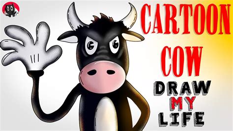 Cartoon Cow Draw My Life New Trevor Henderson Creature Youtube