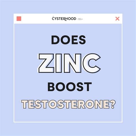 Does Zinc Boost Testosterone? - PCOS Weightloss