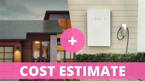 Tesla Solar Roof Cost Estimate With Powerwall 2 And Electricity Costs Youtube