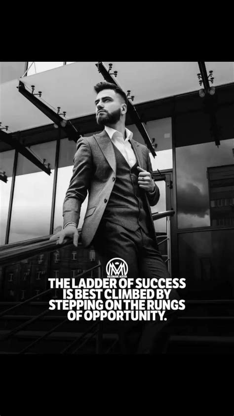 Motivational Quote The Ladder Of Success Is Best Climbed By Stepping On The Rungs Video