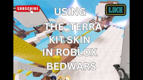 USING THE TERRA KIT SKIN IN ROBLOX BEDWARS YouTube