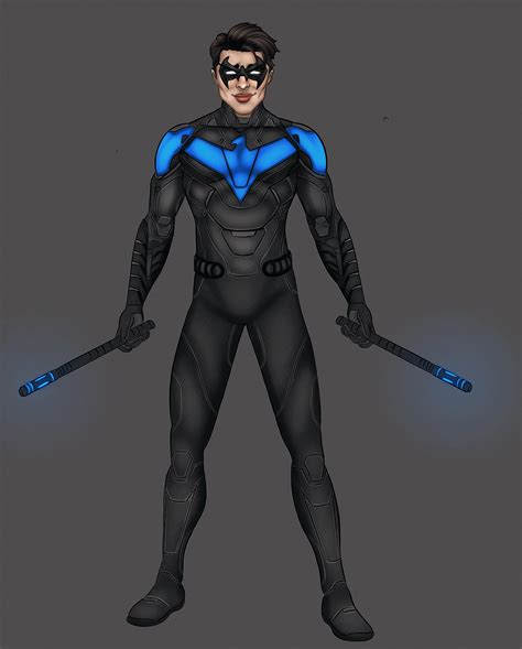 Nightwing Suit Concept : r/Nightwing