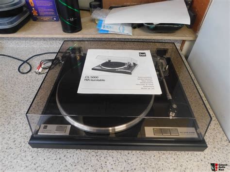 Dual CS 5000 3 Speed Semi Automatic Belt Drive Turntable In Excellent