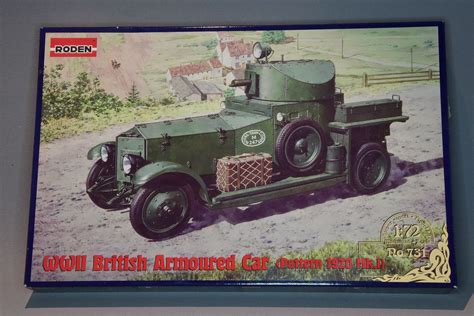 Rolls Royce Armoured Car Pattern 1920 X2 Work In Progress Armour