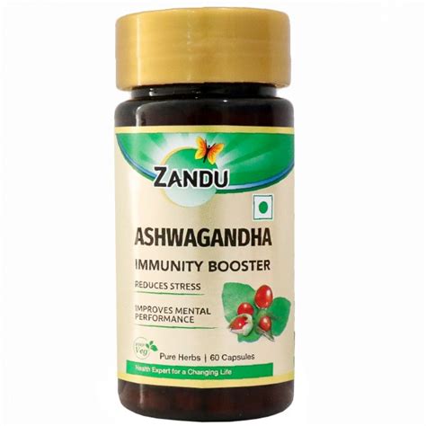 Buy Zandu Ashwagandha Immunity Booster Capsules In Wholesale Price