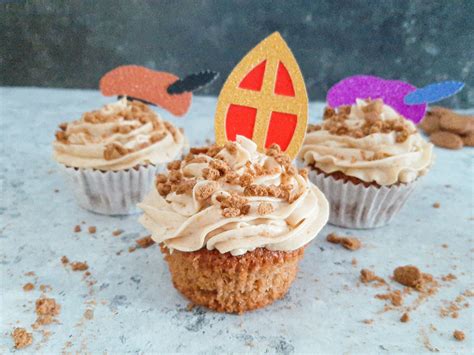 Sinterklaas Speculaas Cupcakes Kokenandbakken Doe Je Zo