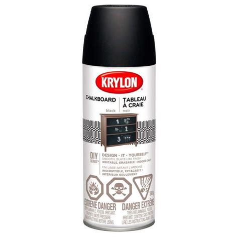 Peinture A Rosol Krylon Tableau Craie Noir