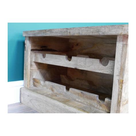 Table Basse Coffre Bar Vin En Bois Massif