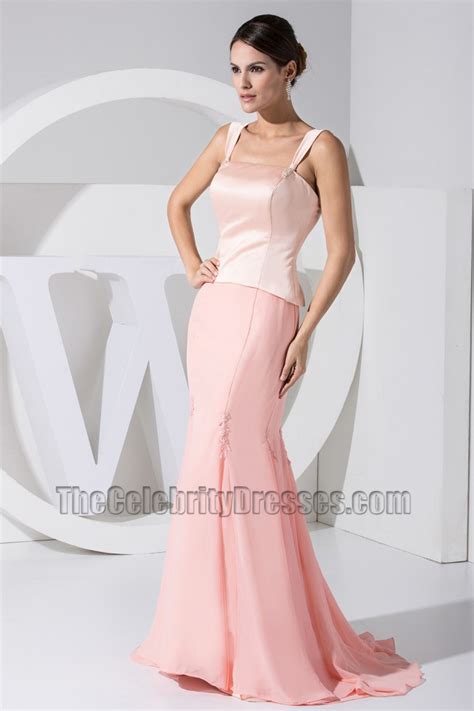 Promi Inspirierte Rosa Meerjungfrau Ballkleid TheCelebrityDresses