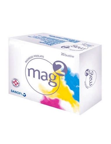 Mag 2 Magnesio Pidolato Soluzione Orale 20 Bustine