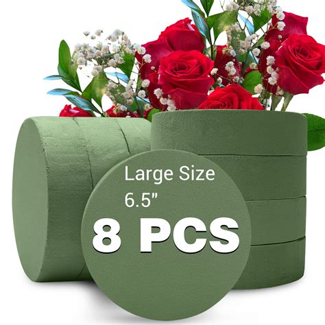 Buy 8 Packs 65 Inch Round Floral Foamwet And Dry Diy Flower Arrangement