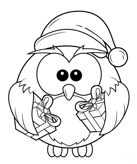 Desenhos de Natal para Colorir e Coloridos: 30 Ideias