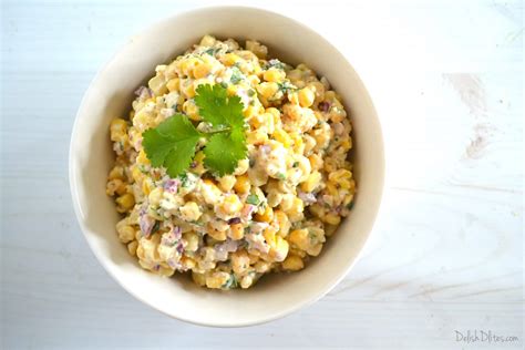 Mexican Street Corn Salad Ensalada De Elotes Delish Dlites