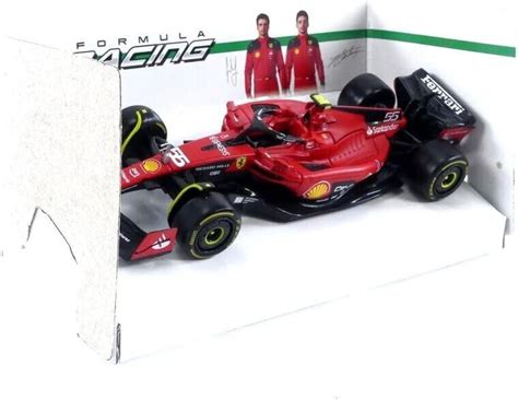 Ferrari SF 23 Box Broken Model Car F1 Season 2023 1 43 Sainz 55 Bburago