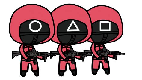 Walfas Custom Base Pink Soldiers Squid Game By Cgtvyt29 On Deviantart