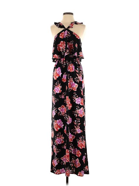 Tularosa 100 Polyester Floral Black Casual Dress Size S 74 Off