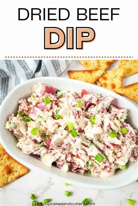 Dried Beef Dip Recipe (Armour Beef Dip) - Cupcakes and Cutlery