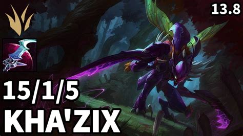 Kha Zix Jungle Vs Zac Kr Challenger Patch Youtube