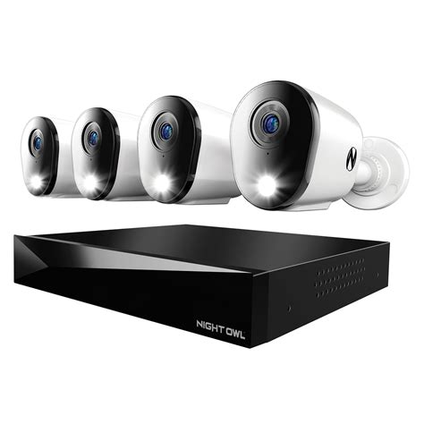 2-Way Audio 12 Channel DVR Security System with 1TB Hard Drive and 4 W ...